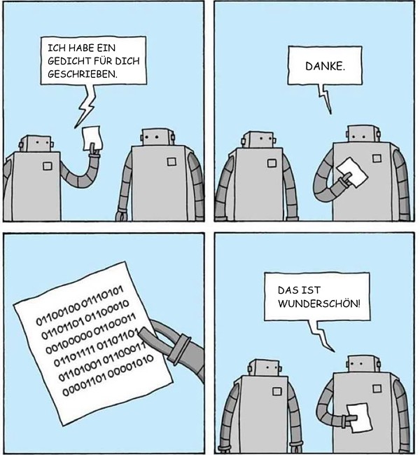Roboter-Gedicht