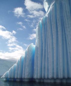 ice cliffs